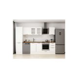 305X210 Cm Klasik Mebran Mutfak Dolabı Beyaz Beyaz Mb-E90B50S45-3 Mebran | Beyaz - Suntalam