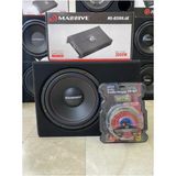 30CM 1500W 400RMS 4 Kanallı Anfi, 3000W 4X60RMS Plc Kablo ile Paket - Seçenek 1
