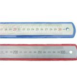 *30cm* Çift Taraflı Paslanmaz Çelik Metal Cetvel