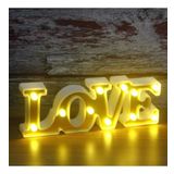 30cm Led Işıklı Plastik Love Yazısı Gece Lambası