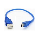 30cm Mini Usb Kablo Mavi 480 Mbps Usb 2.0 Hot