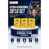 30LU Çift Taraflı Yağlı Yaprak Tıraş Jileti Seti 3X10 Yaprak Ustura Bıçağı 723590