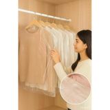30'lu Paket Askı Delikli Şeffaf Plastik Giysi Kılıfları 60x120 cm Toz Geçirmez Giysi Torbaları Ev Depolama, Kuru Temizleyiciler için Elbise, Abiye, Takım Elbise, Mont Koruma SaklamaTorbası