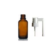 30ml kahverengi ağız spreyi başlıklı cam şişe,24 adet, ağız spreyi şiesi, cam şişe, medikal şişe