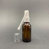30ML Kahverengi Ağız Spreyli Şişe, 24 Adet, Oral Sprey, Ecza Şişesi, Boş Cam Şişe
