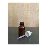 30Ml Kahverengi Cam Ecza Şişesi Plastik Damlalıklı Çubuklu, 50 Adet, Ecza Şişesi, Cam Şişe, Amber Şişe,Kozmetik Şişe