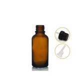 30ml kahverengi cam içten damlalıklı şişe siyah kapak, 24 adet, damlalıklı şişe, damlatmalı şişe