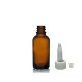 30ml kahverengi cam şişe getamisin kapak, 12 adet, plastik üstten damlalıklı şişe, damlatmalı şişe, damlatıcı şişe