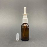 30ML Kahverengi Şişe, Burun Spreyi, 24 Adet Nazal Spreyli, Ecza Şişesi, Ilaç Şişesi