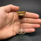 30Ml Mantar Tıpalı Cam Şişe - 30 Cc Geniş Ağızlı Mantar Tıpalı Cam Şişe 30X60 Mm X 6 Adet