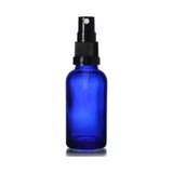 30ML Mavi Cam, Siyah Sprey Başlıklı Şişe, 24 Adet, Cam Şişe, Sprey Şişesi, Ecza Şişesi, Dropper Şişe, Medikal Şişe