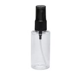 30Ml Plastik Şeffaf Şişe Siyah Sprey Başlık, 12 Adet, Dezenfektan Şişesi, Plastik Şişe, Medikal Şişe, Boş Şişe, Parmak Sprey Başlık, Spreyli Şişe