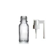 30ML Şeffaf Ağız Spreyi Başlıklı Cam Şişe,24 Adet, Ağız Spreyi Şiesi, Cam Şişe, Medikal Şişe