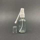 30ML Şeffaf Ağız Spreyli Şişe, 24 Adet, Oral Sprey, Ecza Şişesi, Boş Cam Şişe