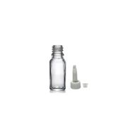 30Ml Şeffaf Cam Şişe Getamisin Kapak, 24 Adet, Plastik Üstten Damlalıklı Şişe, Damlatmalı Şişe, Daml