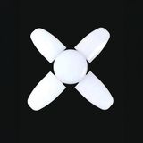 30W Pervane LED Ampul – 4 Kollu, Beyaz Işık, E27 Duy - 3 Adet