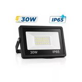 30W Slim Led Projektör Ip65 Su Geçirmez Dış Mekan Beyaz Işık (6500K)