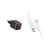 30W Usb-C Ultra Mini Hızlı Şarj Aleti Samsung Pps/ısı Düşürücü Gan Destekli Akım Korumalı Güç Adaptörü iPhone & Android & iPad & MacBook Type-C Black Spigen Usb-C To Usb-C 2 Metre Kablo 60W - Çok Renkli