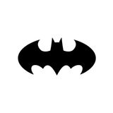 30x15 cm Batman Amblem Araba Laptop Duvar Folyo Sticker