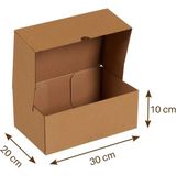 30X20X10 cm E Dalga E-Ticaret Karton Kutu , Kargo Kutusu 70 Adet