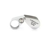 30X21mm Metal Işıklı Profesyonel Lup Büyüteç Detay İnceleme Ve Kalite Kontrol Merceği