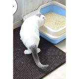 30X22 Elekli Kedi Kumu Paspası, Cat Paw Tuvalet Önü Paspası-Gri Kedi Paspası
