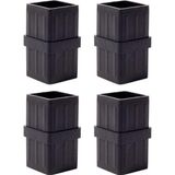 30x30 Mm Profil Için Plastik Ara Bağlantı Takozu 70 Mm Siyah 4 Adet