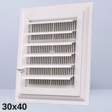 30x40 Plastik Wc Banyo Menfezi - Beyaz