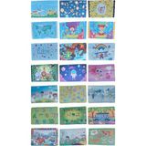 30X45 cm 12 Adet Yıkanabilir Beslenme Örtüsü Karma Desen Gelmektedir Unisex Modeller Tek Ebat