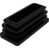 30x70 Mm Plastik Dikdörtgen Içe Geçme Profil Tapası (kutu) (4 Adet)