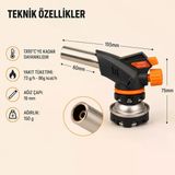 3+1 Çakmaklı Pürmüz Yedek Kartuşu Kamp Gazı 400 Ml Piknik Kamp Mangal Mutfak Ateş Tutuşturucu