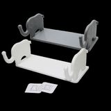 31 x 12CM Filli Tutacaklı Plastik Etejer (4887) - Çok Renkli
