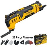 310 Watt SGS5255 Kesici Raspalama Zımparalama Makine Seti 100 Kum 23 Parça Yüksek Performanslı