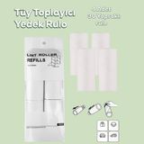3108 4 Adet Yedek Rulo Renkli Kedi Köpek Tüy Toplayıcı Rulo