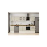 310X210 Cm Klasik Mebran Mutfak Dolabı Beyaz Beyaz M-E80S50S60-3 Mebran | Kumtaşı - Mdf