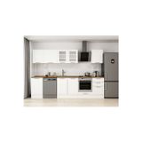 310X210 Cm Klasik Mebran Mutfak Dolabı Beyaz Beyaz M-E90S50S50-3 Mebran | Beyaz - Mdf