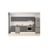 310X210 Cm Klasik Mebran Mutfak Dolabı Beyaz M-E90S60S40-1 Mebran | Antrasit - Suntalam
