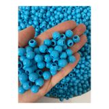 312 KONSEPT 10 Mm Dekoratif Mavi Kuzu Plastik Boncuk ( 10mm )
