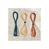 312 KONSEPT 3 ADET 15 METRE 3 AYRI RENK TESBİH İPİ TESPİH İPİ TAKI İPİ KEHRİBAR KOLYE İPİ