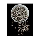 312 KONSEPT 75 Adet 10 Mm İri Delik Metal Görünümlü Akrilik Boncuk