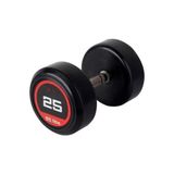 313 Sport 25 kg Kauçuk Kaplı Profesyonel Olimpik Dumbbell ( Dambıl ) - Siyah