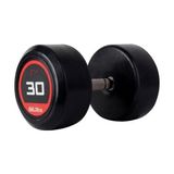 313 Sport 30 kg Kauçuk Kaplı Profesyonel Olimpik Dumbbell ( Dambıl ) - Siyah