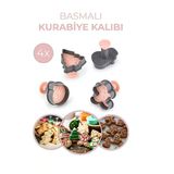 3133 4 Adet Gingerman Cam Agaci Kardanadam Kurabiye Kalibi Cocuklar Icin Hamur Sekillendirici