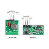 315 Mhz Alıcı Verici Rf Kablosuz Haberleşme Devre Seti