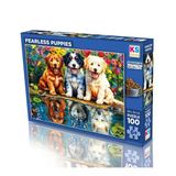 31503 Fearless Puppıes 100 Parça Puzzle
