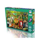31504 Forest Anımals 100 Parça Puzzle