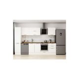 315X210 Cm Klasik Mebran Mutfak Dolabı Beyaz Beyaz Mb-E90B45S60-2 Mebran | Beyaz - Suntalam