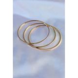316L Çelik Gold Renk Ajda Model Kadın 65 Mm Bilezik Vice1395 2167