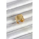 316L Çelik Gold Renk Başak Modeli Kadın Yüzük - Tj-Byk4162 Tg-1395 349953