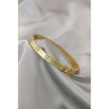 316L Çelik Gold Renk Bileklik Tj-Bb4117